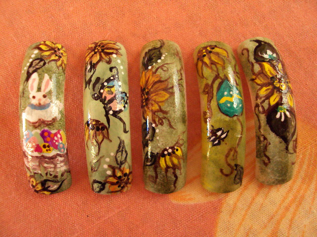 nail art speciale pasquale 2013
