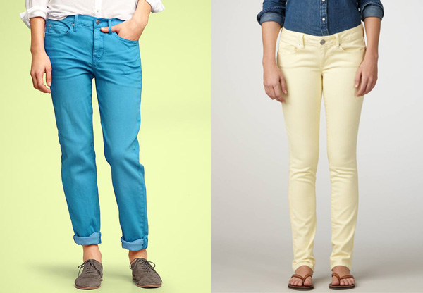 pantaloni colore pastello tendenza 2013